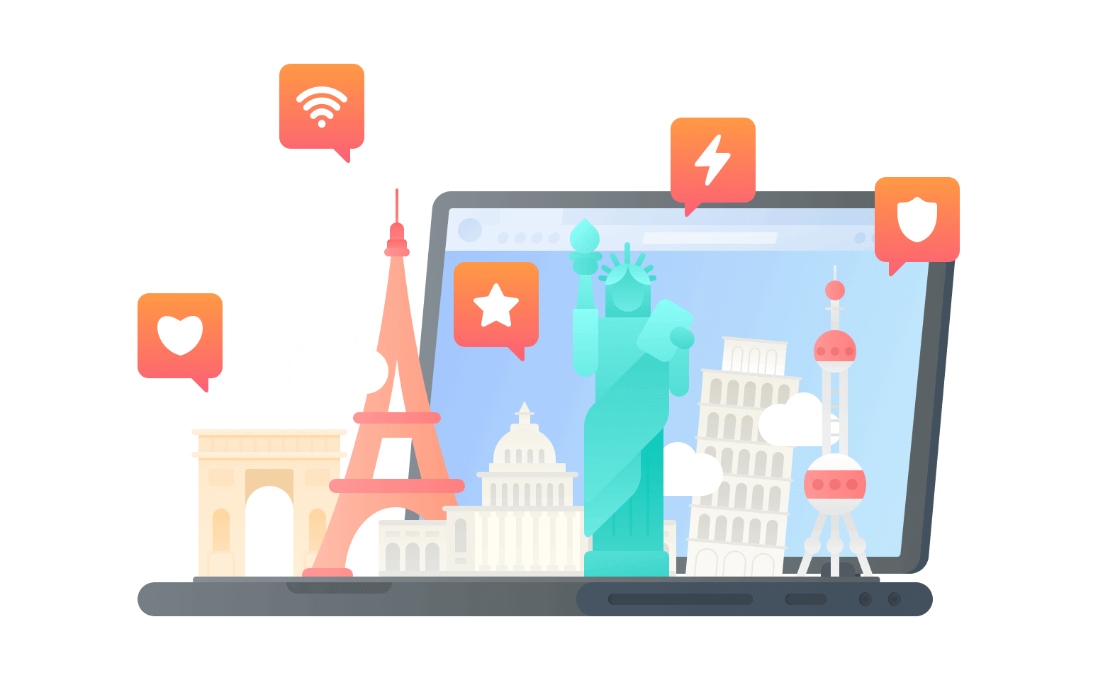 在法属圭亚那连接到中国的代理 - 大陆VPN